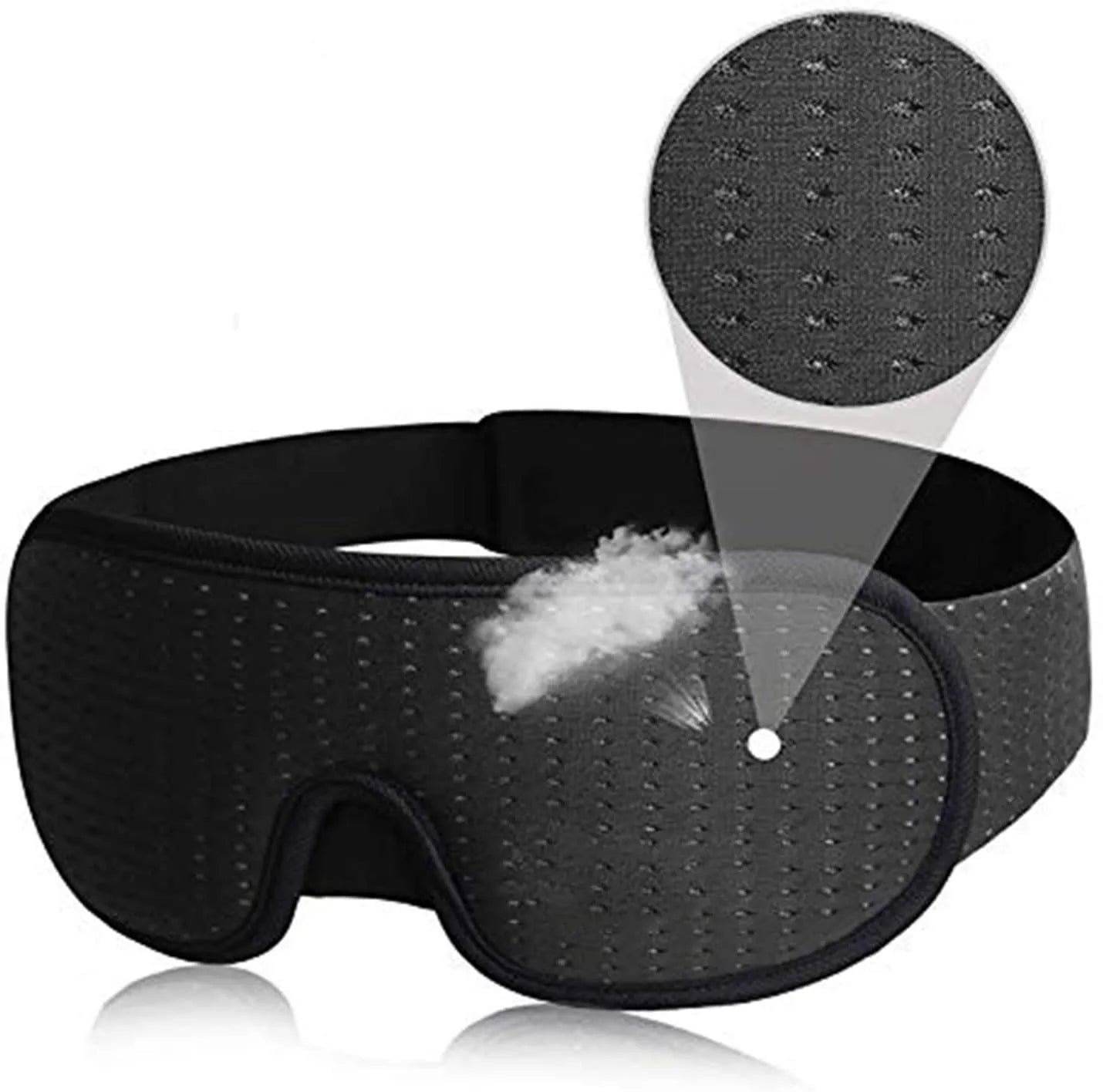 Sleep Eye Mask - Soft Padded Light Blockout Blindfold for Comfortable Sleep