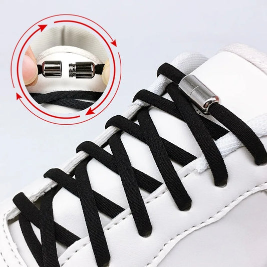 EasyFit™ Elastic No Tie Shoelaces: Effortless Style for Adult Sneakers