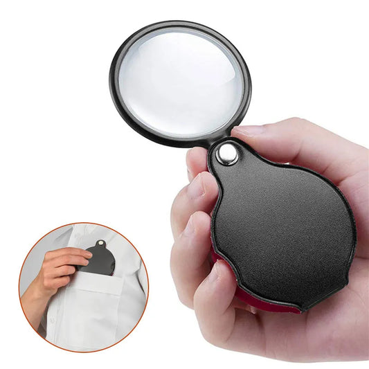 Compact Handheld Magnifying Glass – Your Portable Vision Aid for Precision Reading