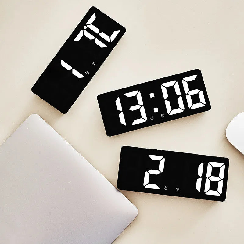 Digital Alarm Clock: clear LED display