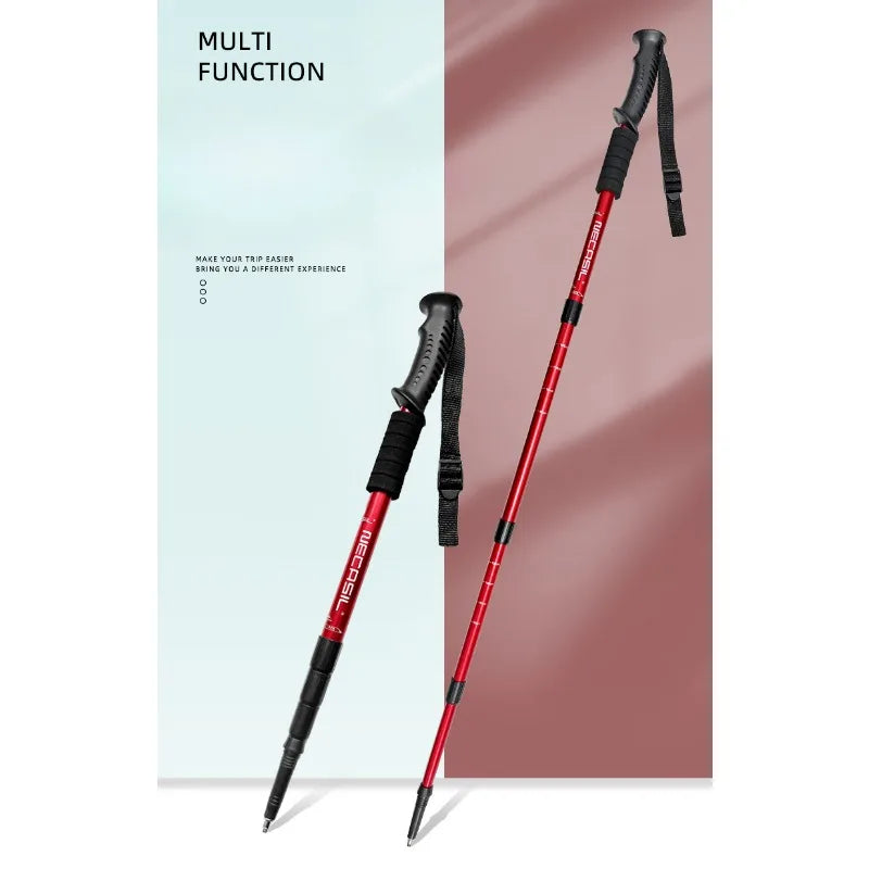 Aluminium Alloy Telescopic Stick Hiking